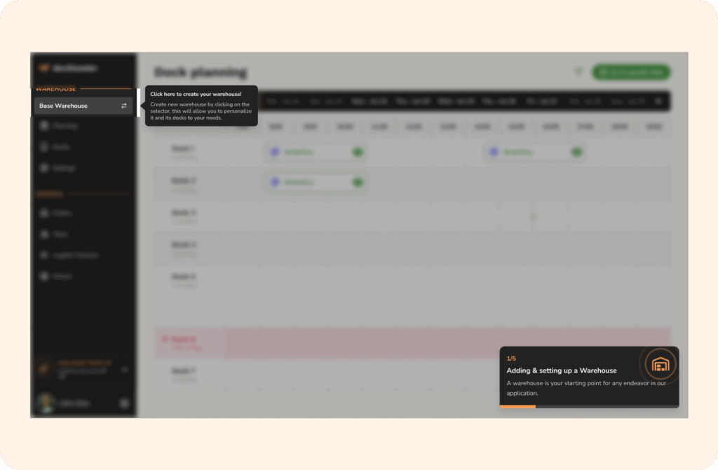 Dockloader onboarding